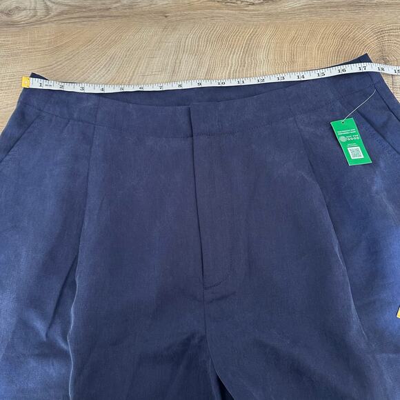 Gap High Rise Softsuit Trouser Pant Navy Blue 16 404698 - Picture 10 of 11